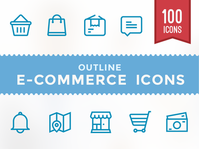 电子商务图标(E-Commerce Icons)