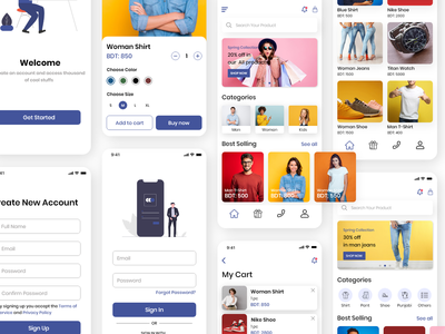电子商务应用概念(E-commerce app concept)