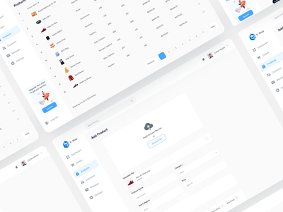 电子商务管理仪表板产品列表和添加产品页面设计（第 3 部分）(E-commerce admin dashboard Products list & Add Product Page Design (part-3))