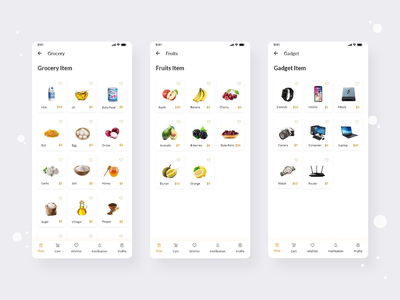 电子商务应用页面设计(e-commerce app page design)