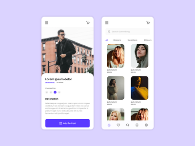 电子商务时尚应用(E-Commerce Fashion App)