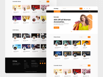 电子商务产品登陆页面(E-commerce Products Landing Page)