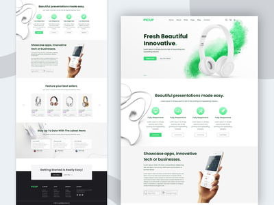电子商务登陆页面(E-commerce Landing Page)