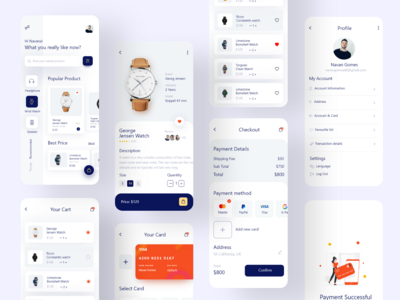 手表 - 电子商务应用程序设计（轻量版）(watch - ecommerce App Design (Light Version))
