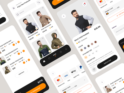 电子商务移动应用程序用户界面(E-Commerce Mobile App UI)
