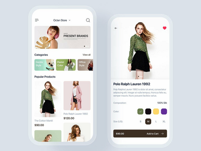 电子商务移动应用程序UI套件(E-commerce mobile app UI kit)