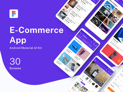 电子商务应用程序 UI 套件(E-commerce App UI Kit)