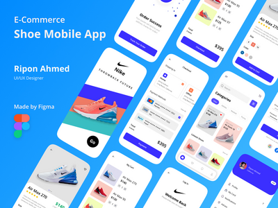 电子商务鞋类移动应用(E-commerce Shoe mobile app)