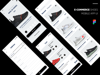 电商鞋类手机App(e-Commerce Shoes Mobile App)