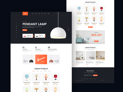电子商务商店登陆页面(E commerce Shop Landing Page)