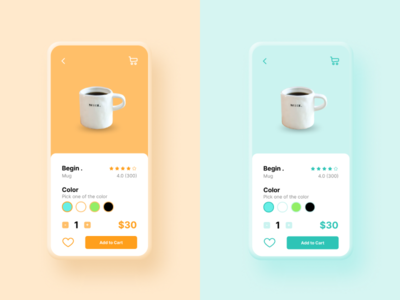 网上商店物品移动设计(Online Shop Item Mobile Design)