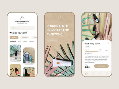 电商护肤品UI(E-Commerce Skin Care Product Ui)