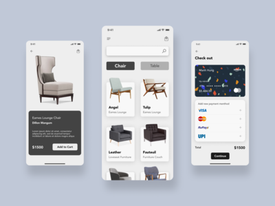 电子商务 UI 概念(E-commerce UI Concept)