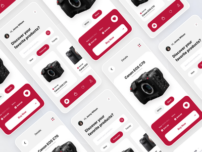 电子商务 UI 屏幕(E-Commerce Ui Screens)