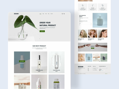 电子商务登陆页面设计(E-commerce Landing Page Design)