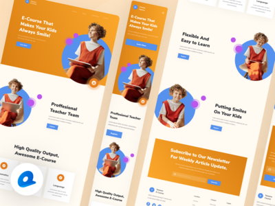 电子课程登陆页面(E-Course Landing Page)
