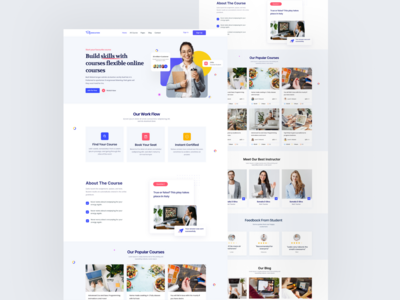 电子学习登陆页面(E larning landing page)