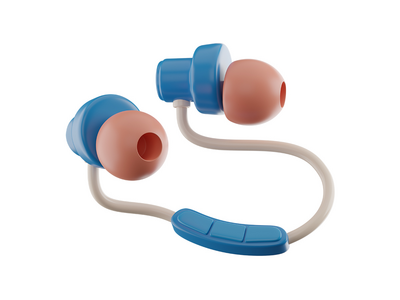 耳机 3D 图标(Earphone 3D Icon)