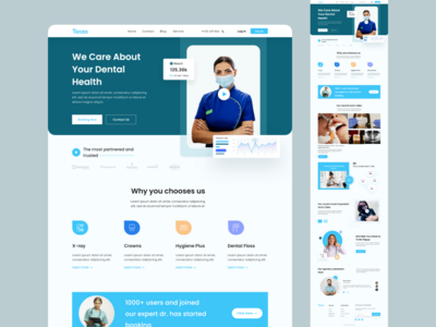 德克萨斯州 - 牙科保健登陆页面(Texas - Dental Health Care Landing Page)