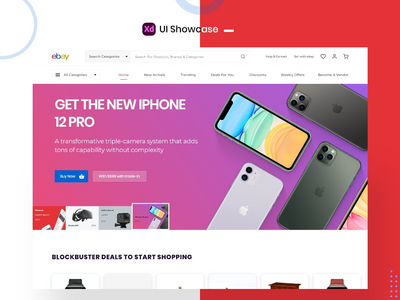 eBay 网站重新设计 - Uplabs 挑战(eBay Website Redesign - Uplabs Challenge)