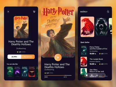 电子书应用概念(eBook App Concept)