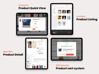 带有 Flutter App 的电子商务 Web 平台(Ecommerece Web Platform with Flutter App)