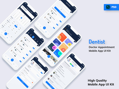 牙医预约手机APP轻量版(Dentist Appointment Mobile App Light Version)