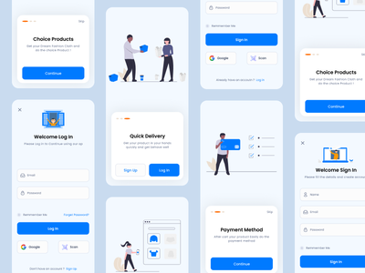 电子商务登录并注册(E Commerce log in and sign up)