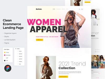 电子商务登陆页面🛍(Ecommerce Landing Page 🛍)