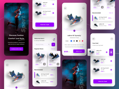 电子商务鞋店应用程序(E-Commerce Shoes Store App)