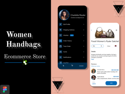 电子商务商店 - 应用程序用户界面(Ecommerce Store - App UI)