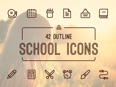 学校/教育图标(School / Education Icons)