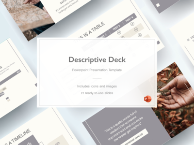 描述性 - 终极演示模板(Descriptive - Ultimate Presentation Template)
