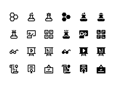 24 教育图标(24 Education Icons)