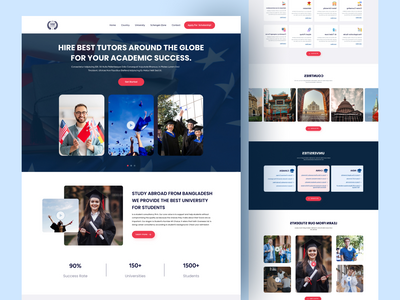 教育登陆页面(Education Landing page)