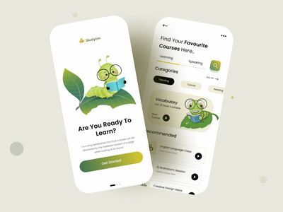教育学习应用程序 UI(Education Learning App Ui)