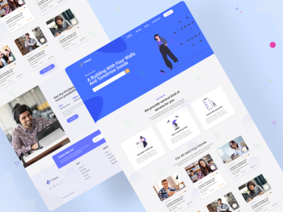 教育登陆页面(Education Landing Page)