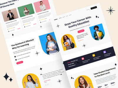 Eduka 网站设计 设计(Eduka Website Design design)