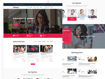 教育PSD模板(Education PSD template)