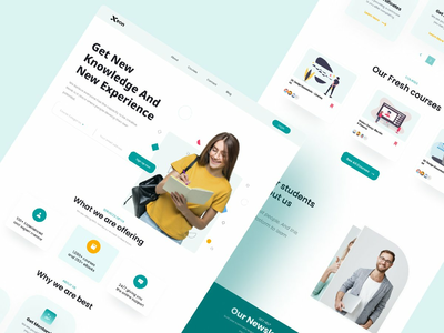 电子学习 - 登陆页面(E learning - Landing Page)