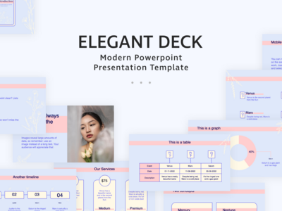 优雅的PowerPoint演示模板(Elegant PowerPoint Presentation Template)