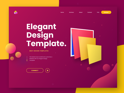 优雅的页眉设计理念(Elegant Header Design Concept)