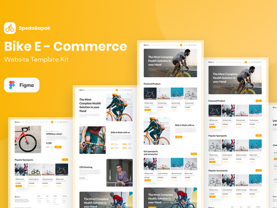 SpedaBapak - 自行车电子商务网站模板(SpedaBapak - Bike Ecommerce Website Template)