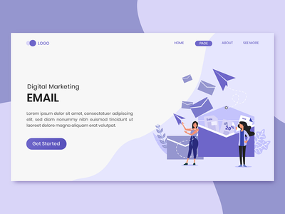 电子邮件营销登陆页面(Email Marketing Landing Page)