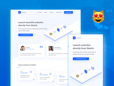 设计到代码生成器登陆页面(Design to Code Generator Landing Page)