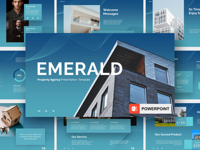 翡翠 - 物业代理演示模板(Emerald - Property Agency Presentation Template)