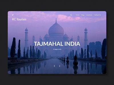 泰姬陵网页登陆页面(Tajmahal Web Landing Page)