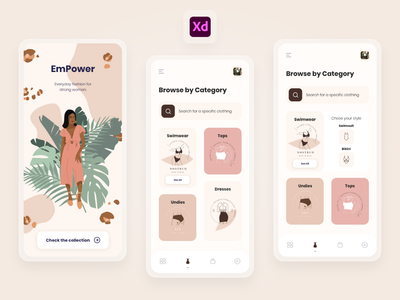女性服装店应用探索(Feminine Clothes Shop App Exploration)