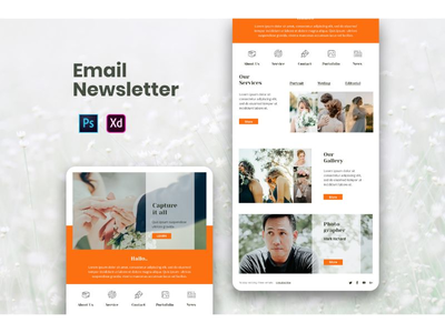 电子邮件通讯模板(Email Newsletter Templates)