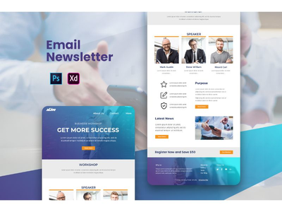 电子邮件通讯模板(Email Newsletter Templates)